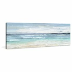 Budget ⌛ Marmont Hill "Beach On" Painting Print On Wrapped Canvas, 60"x20" ❤️