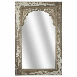 Hot Sale โ๏ธ American Art Decor, Inc. Shabby Chic Farmhouse Mirror, 32" โจ