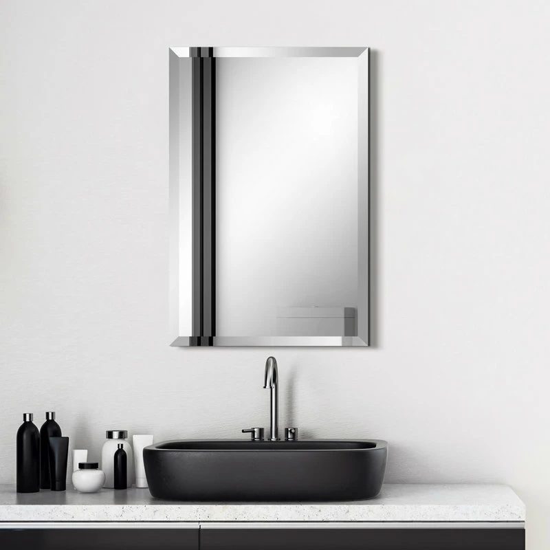 Promo ๐ Empire Art Direct Frameless Beveled Prism Rectangle Wall Mirror, 1" Beveled Edge, 30"x20" ๐ - Image 10