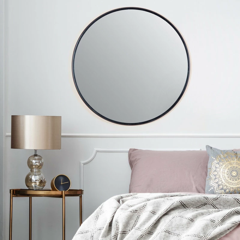 Promo ⌛ Habitat Adelina Black Circular Mirror 🛒 - Image 5