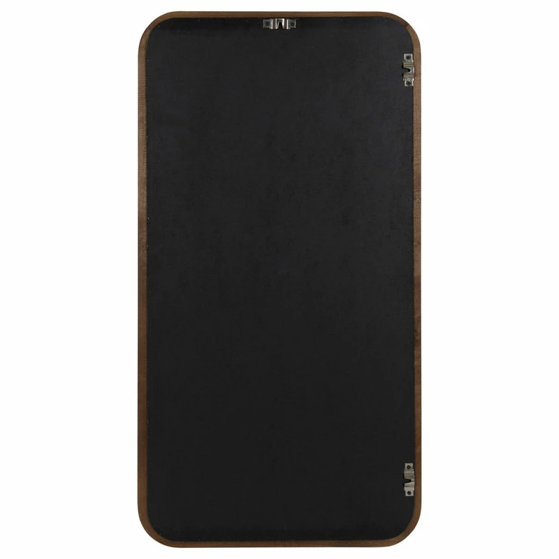 Discount ๐คฉ Uniek Pao Framed Wood Wall Mirror, Walnut Brown 17x32 ๐ - Image 5