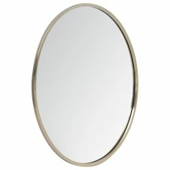 Cheap ⭐ Madeleine Home Inc. Vasto Round Mirror, Gold, 30" ⌛