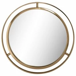 Wholesale ❤️ Glitzhome 24"D Deluxe Round Mirror, Golden ❤️