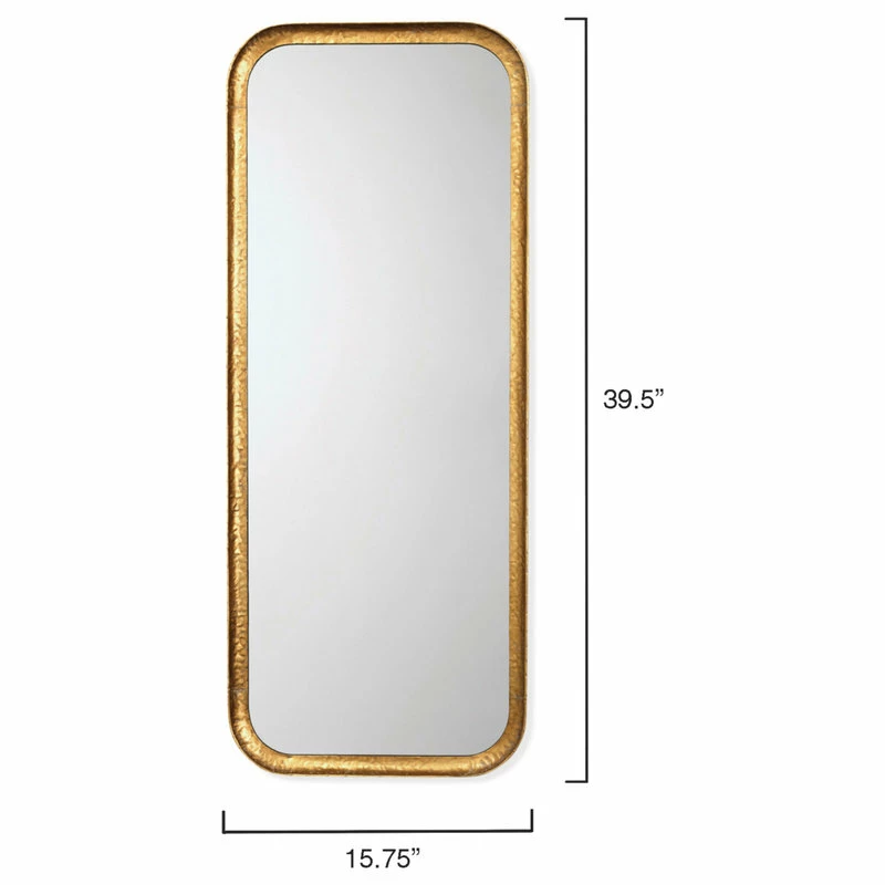 Coupon 👏 Jamie Young Company Reversible Position Gold Iron Capital Rectangle Wall Mirror 🌟 - Image 3