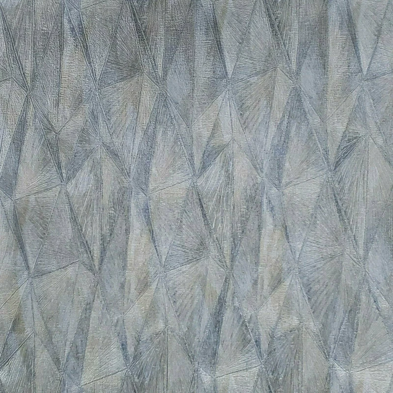 Best deal 😍 Portofino Blue Silver Gold Metallic Diamond Lines Textured Wallpaper 3D, 21 Inc X 33 Ft Ro ⭐