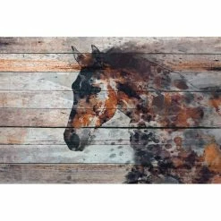 Cheap 🧨 Marmont Hill, "Fire Horse" By Irena Orlov Painting On Wrapped Canvas, 36x24 🌟