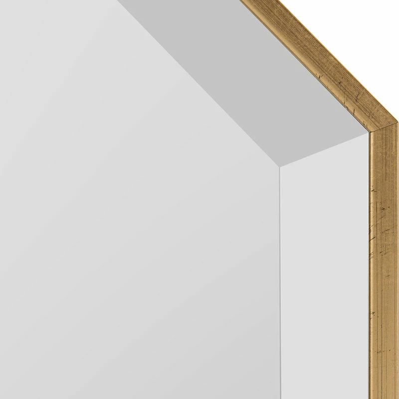 Promo 🥰 Uniek Rhodes Framed Octagon Wall Mirror, Gold 24.75x24.75 ✔️ - Image 3