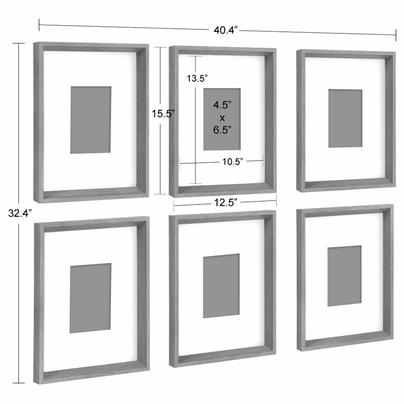 Top 10 ✨ Uniek Calter Framed Print Art Set, Black 6 Piece ❤️ - Image 3