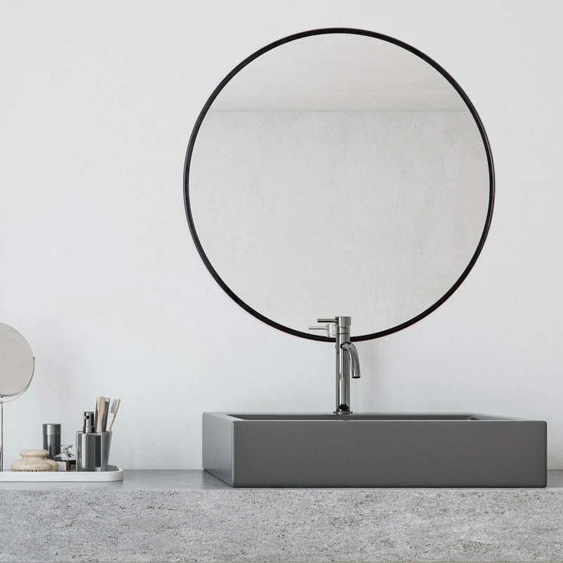 Promo ⌛ Habitat Adelina Black Circular Mirror 🛒 - Image 7