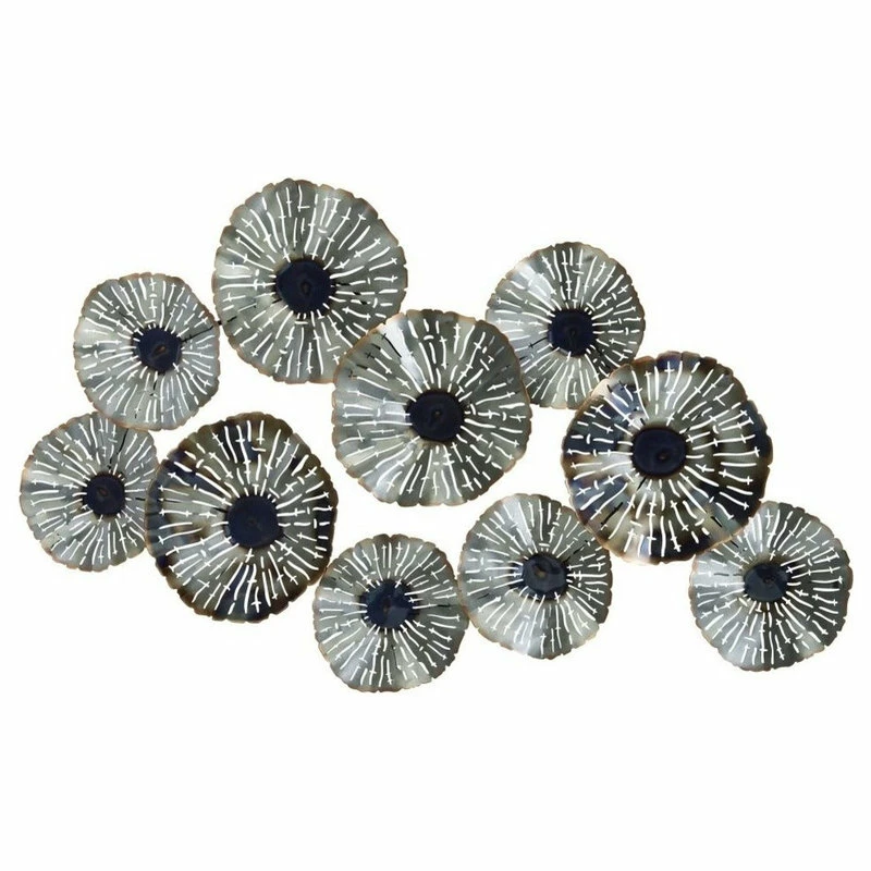 Cheapest 🎉 Brimfield & May Silver Metal Contemporary Floral Wall Decor 46" X 3" X 28" 👏