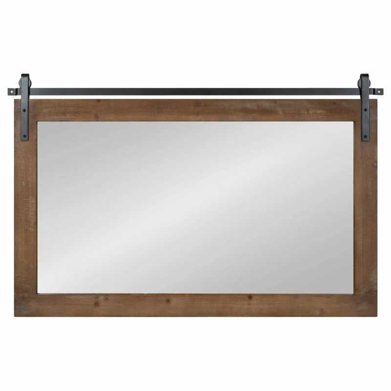 Cheap 🤩 Uniek Cates Rustic Wall Mirror, Rustic Brown 40x26 ⭐ - Image 2