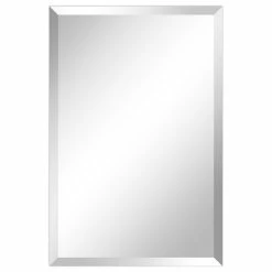 Promo 😍 Empire Art Direct Frameless Beveled Prism Rectangle Wall Mirror, 1" Beveled Edge, 30"x20" 😉
