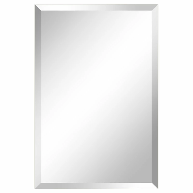 Promo ๐ Empire Art Direct Frameless Beveled Prism Rectangle Wall Mirror, 1" Beveled Edge, 30"x20" ๐