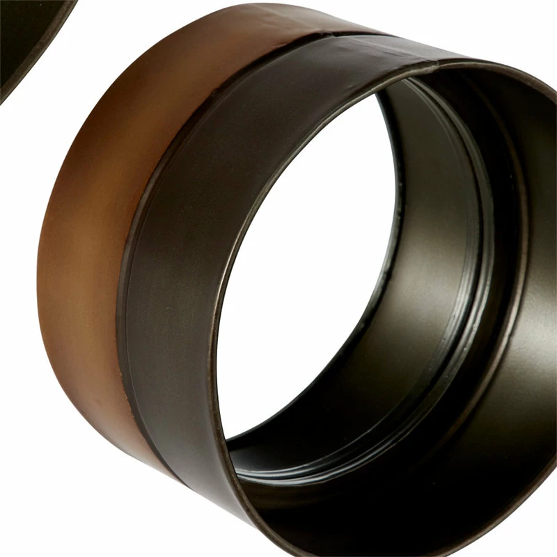 Best deal 😉 Brimfield & May Set Of 3 Dark Brown Metal Wall Mirror 53637 🛒 - Image 5