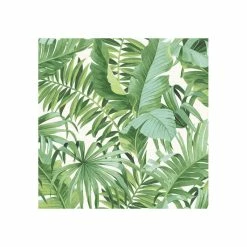 Coupon ๐ Brewster Home Fashions FD24136 Banana Palm Leaves White Green Tropical Wallpaper Brewster 2744-24136 ๐งจ