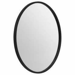 Budget ⭐ Madeleine Home Inc. Stewart Bevelled Accent Mirror, Black, 36" 🌟