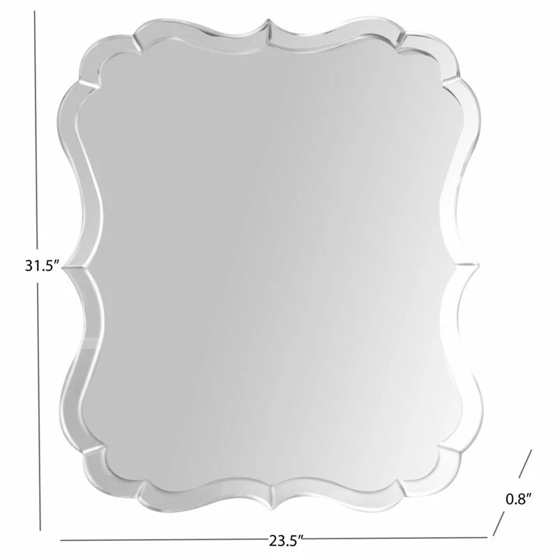 Hot Sale ๐ Abbyson Living Olivia Rectangle Wall Mirror ๐ - Image 5