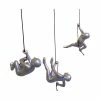 Budget ✔️ Eladitems Climbing Man Pos 1, 2, 3 Wall Art!, Set Of 3, Silver ⭐