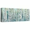Cheapest 🛒 Fine Art Canvas Spring Birches By Studio Arts Canvas Art Print, 27"x54" 🧨