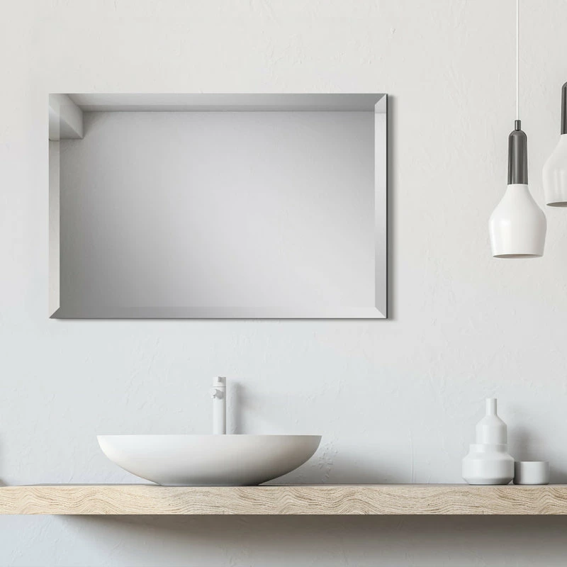 Promo ๐ Empire Art Direct Frameless Beveled Prism Rectangle Wall Mirror, 1" Beveled Edge, 30"x20" ๐ - Image 6