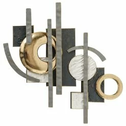 Wholesale 🧨 Whole House Worlds Abstract Geometric Wall Sculpture, 24 Inches 🧨