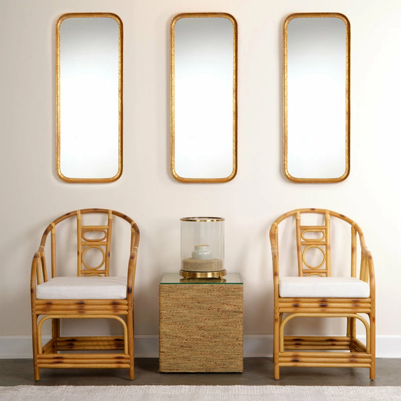 Coupon 👏 Jamie Young Company Reversible Position Gold Iron Capital Rectangle Wall Mirror 🌟 - Image 2