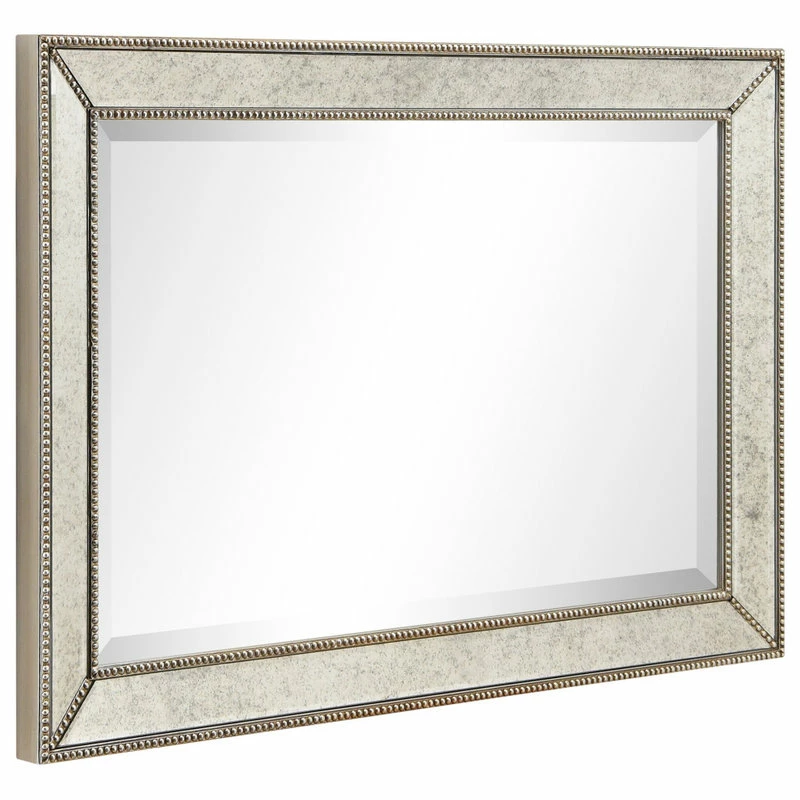 Best deal ๐ Empire Art Direct Champagne Beveled Antique Wall Mirror 1" Beveled Center, Wood Frame 36"x24" โจ - Image 4
