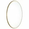Best Pirce 🔔 Madeleine Home Inc. Tivoli Metal Frame Round Mirror 28", Gold 🔔