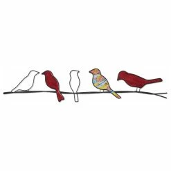 New 🧨 Eangee Birds On A Wire Red 😀