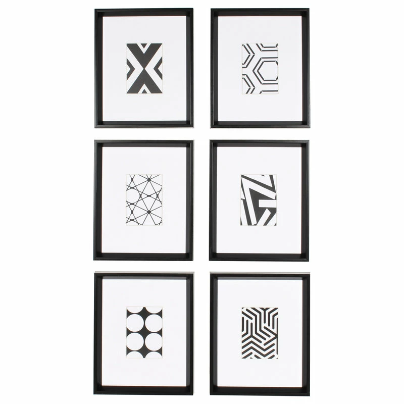 Top 10 ✨ Uniek Calter Framed Print Art Set, Black 6 Piece ❤️