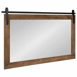 Cheap 🤩 Uniek Cates Rustic Wall Mirror, Rustic Brown 40x26 ⭐