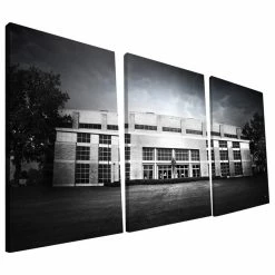 Best deal ⭐ Paulson Designs University Of Kansas Jayhawks Allen Fieldhouse Canvas Print, 24"x48" ✨