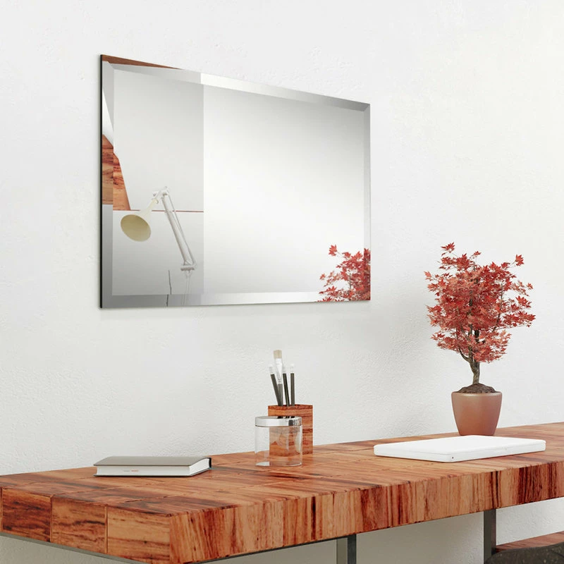 Promo ๐ Empire Art Direct Frameless Beveled Prism Rectangle Wall Mirror, 1" Beveled Edge, 30"x20" ๐ - Image 11