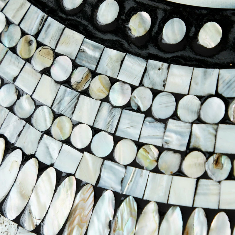 Brand new π₯° Brimfield & May Coastal Multi Colored Wood Wall Mirror 49074 π - Image 9