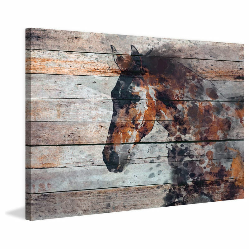 Cheap ๐งจ Marmont Hill, "Fire Horse" By Irena Orlov Painting On Wrapped Canvas, 36x24 ๐ - Image 2