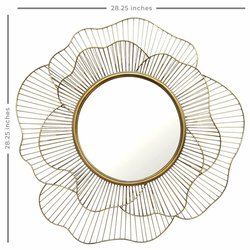 Cheapest 😍 Stratton Home Decor Stella Wall Mirror 👏 - Image 4