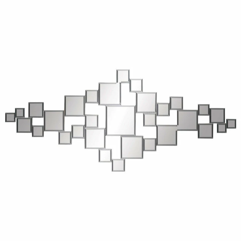 Outlet 🎉 Brimfield & May Glam Silver Glass Wall Mirror 55904 🌟