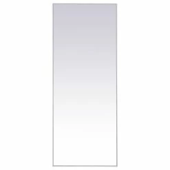 Cheap 😍 Elegant Furniture & Lighting Elegant Decor Eternity 60" X 24" Mid Century Metal Frame Mirror In White 💯