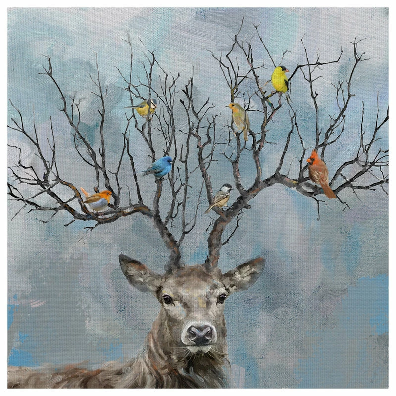 Deals 👏 Fineartcanvas.com Nearest & Dearest By Studio Arts Canvas Art Print, 35"x35" ⭐ - Image 2