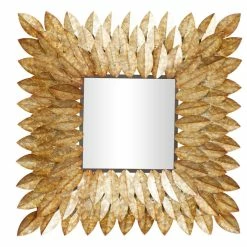 Discount 👏 Brimfield & May Rustic Brown Metal Wall Mirror 48510 ✨