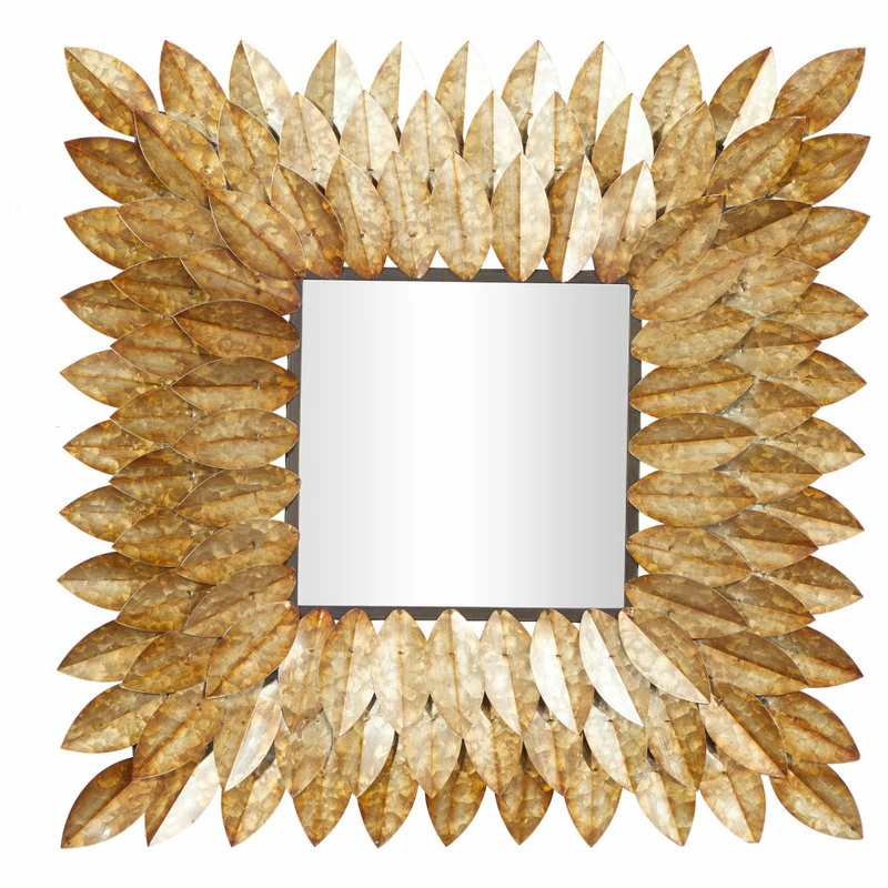 Discount 👏 Brimfield & May Rustic Brown Metal Wall Mirror 48510 ✨