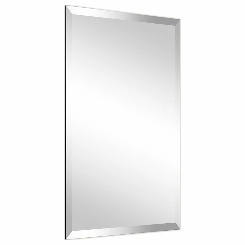 Promo ๐ Empire Art Direct Frameless Beveled Prism Rectangle Wall Mirror, 1" Beveled Edge, 30"x20" ๐ - Image 2