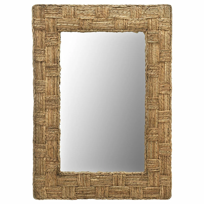 Deals ๐ KOUBOO Rectangular Checquered Wall Mirror, Rope ๐งจ