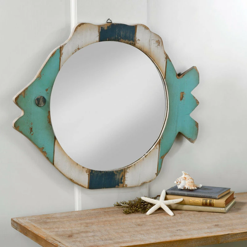 Coupon โจ Tripar International Rustic Wood Fish Wall Mirror ๐ - Image 2
