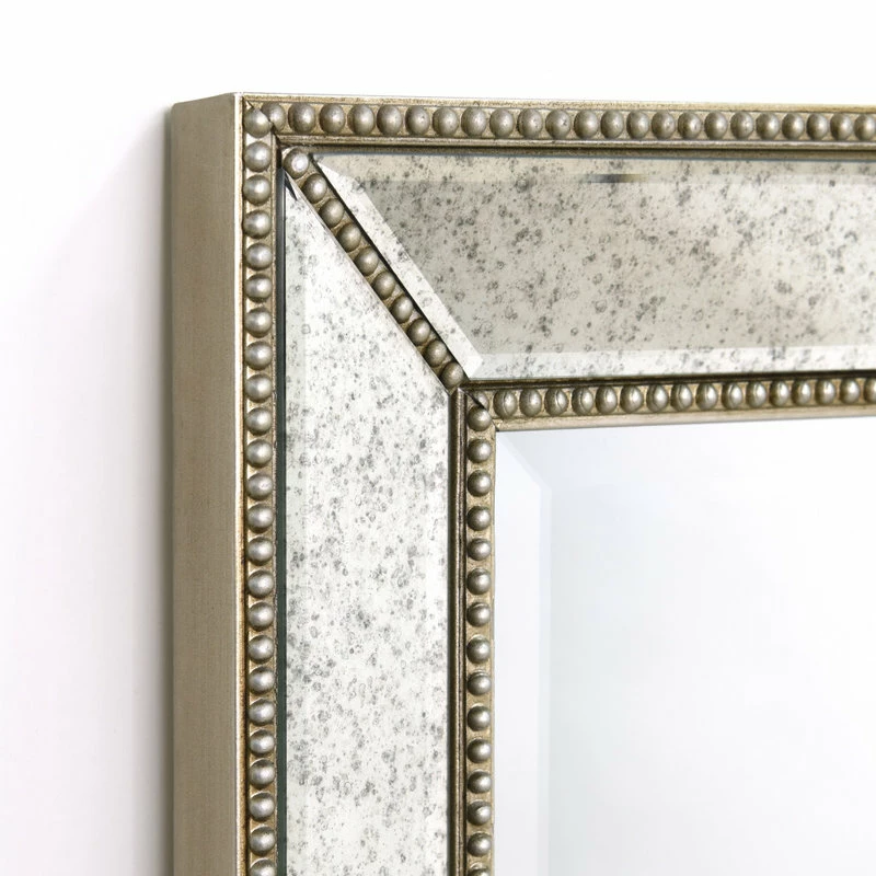 Best deal ๐ Empire Art Direct Champagne Beveled Antique Wall Mirror 1" Beveled Center, Wood Frame 36"x24" โจ - Image 5