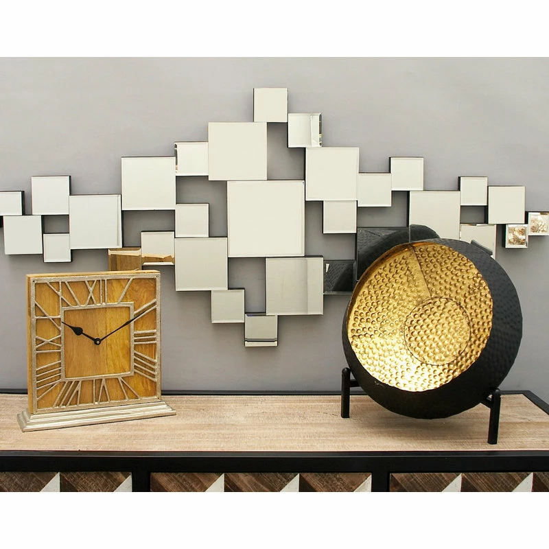 Outlet 🎉 Brimfield & May Glam Silver Glass Wall Mirror 55904 🌟 - Image 4