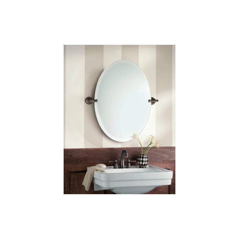 Promo ๐ Moen DN0892 26" Tall Oval Tilting Mirror - Oil Rubbed Bronze ๐ - Image 2