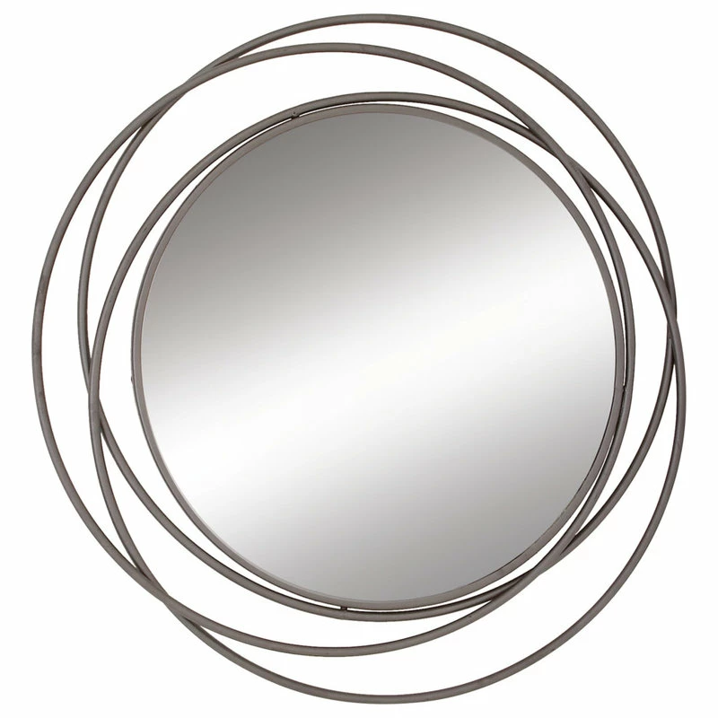 Coupon ๐ฅ Brimfield & May Modern Gray Metal Wall Mirror 65598 โญ