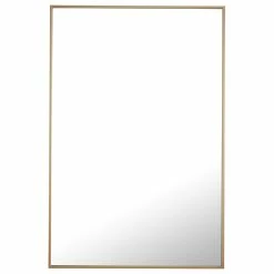 Best reviews of 🔥 Elegant Furniture & Lighting 28"x42" Rectangle Metal Frame Mirror, Brass 🔔