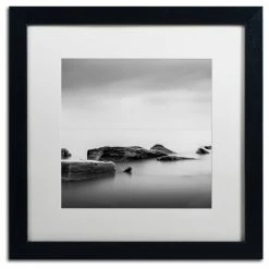 Best Sale 🧨 Trademark Fine Art 'Calm' Matted Framed Canvas Art By Dave MacVicar 🎉
